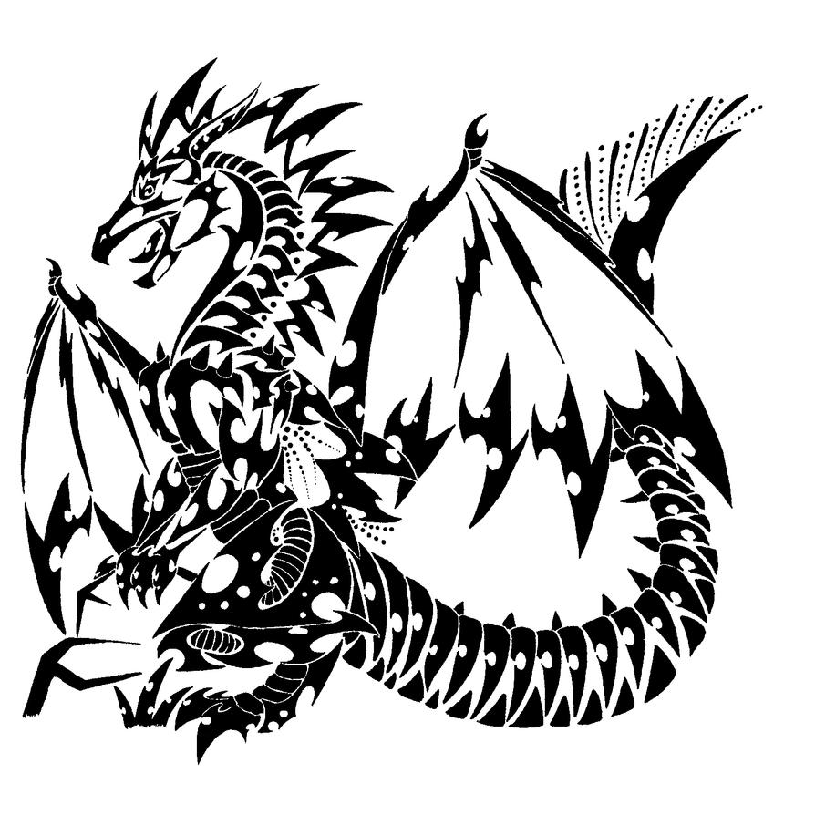 Tattoo Dragon by Khimera on