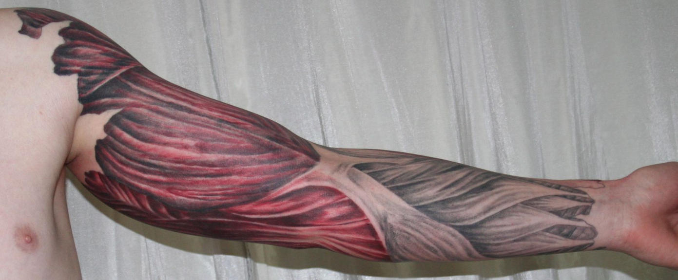 muscle tattoo designs