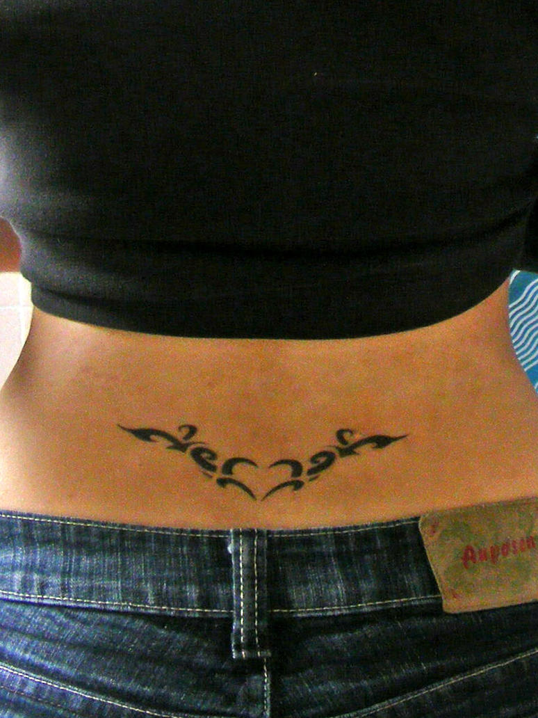 Heart Back Tattoo