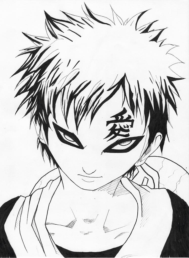 gaara coloring pages - photo #50