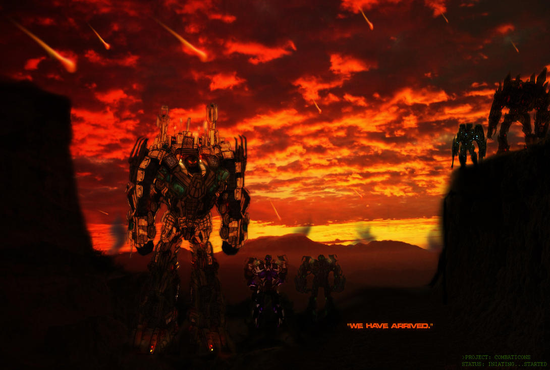 Concept Art Bruticus Combaticons Transformers 3