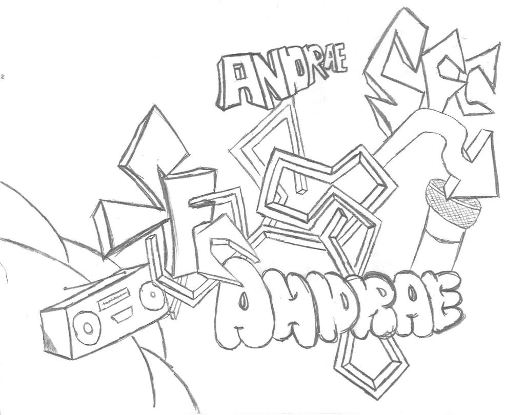 names in graffiti coloring pages - photo #27
