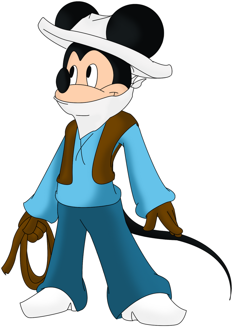 mickey mouse cowboy clipart - photo #13