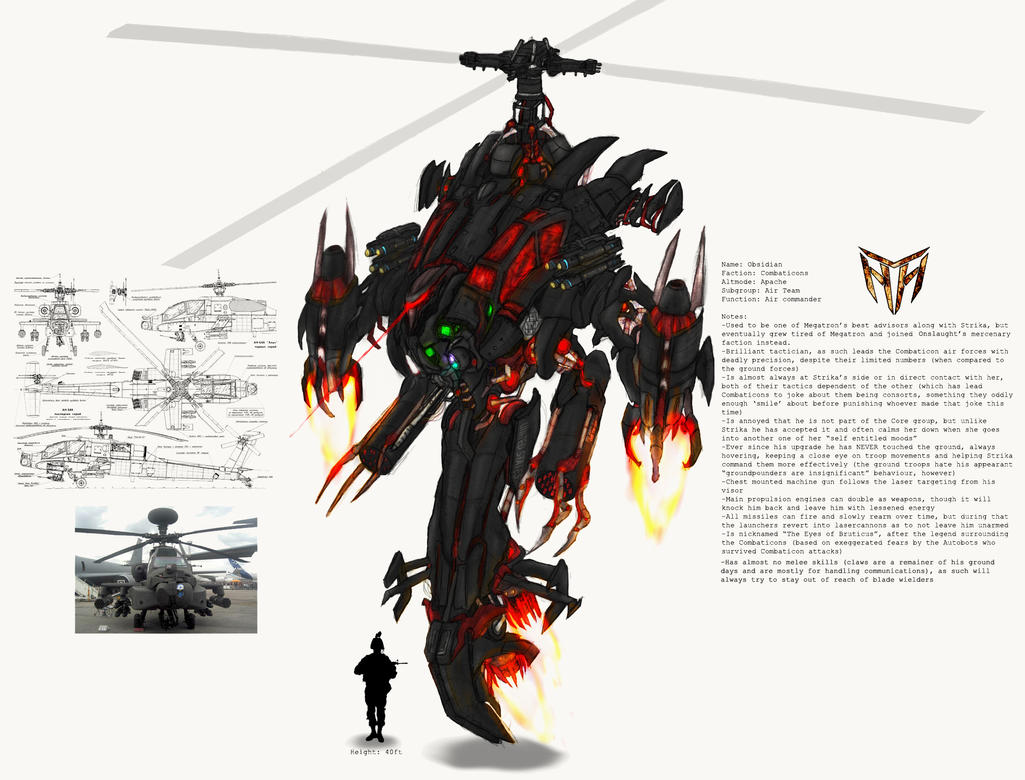 Concept Art Combaticons Obsidian Transformers 3