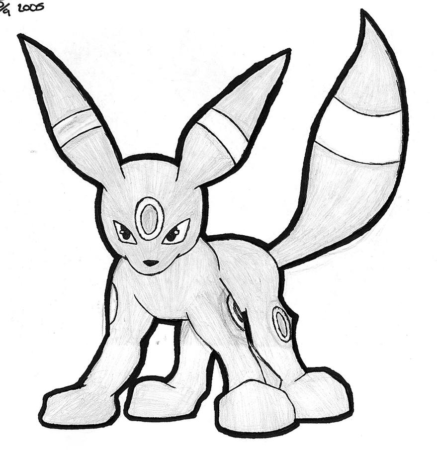 umbreon coloring pages - photo #45