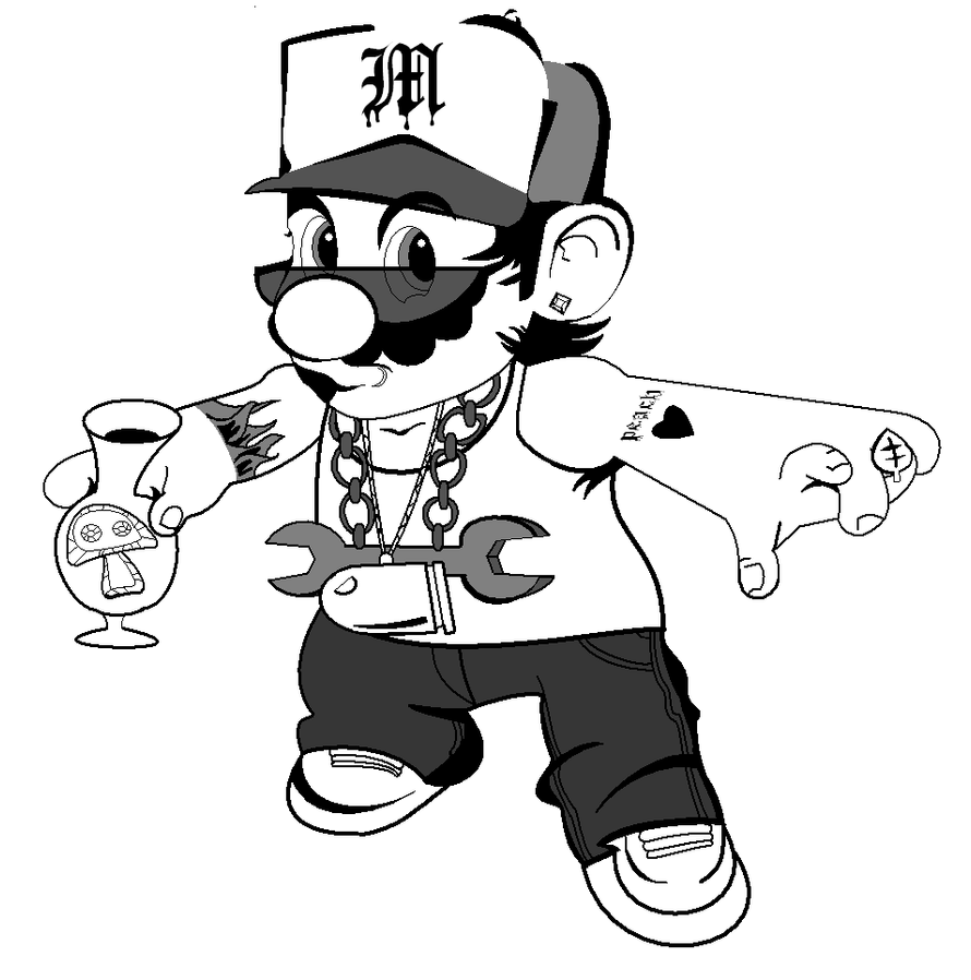 gangster cartoon characters coloring pages - photo #30