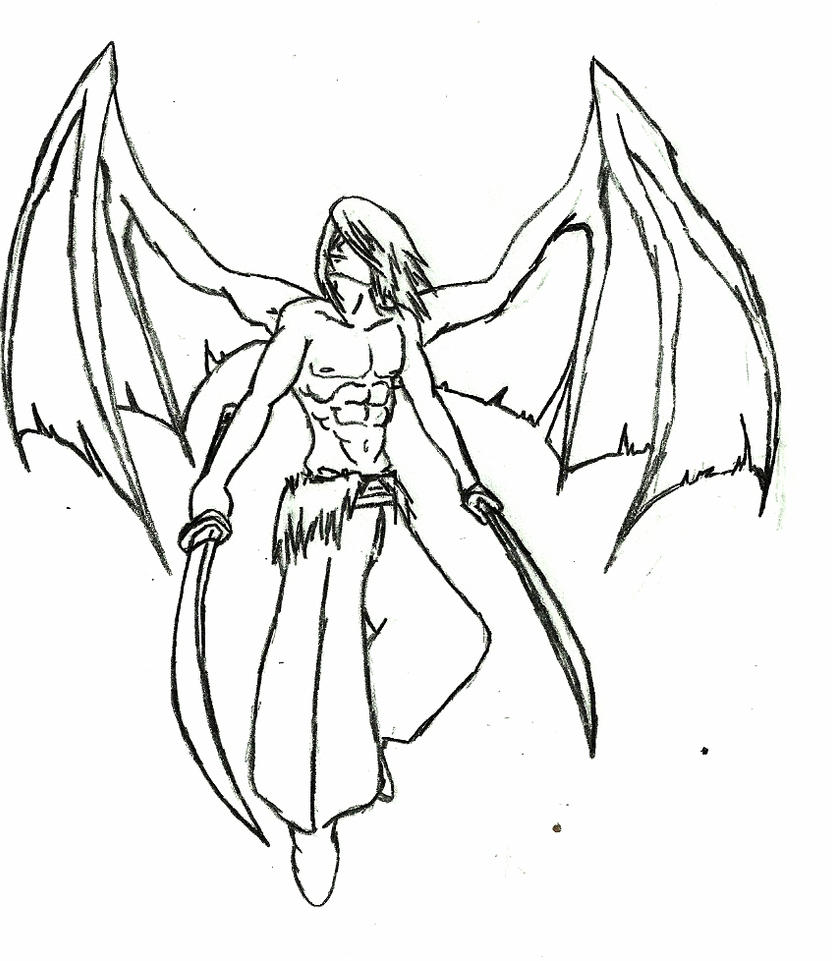 dark angel coloring pages - photo #25
