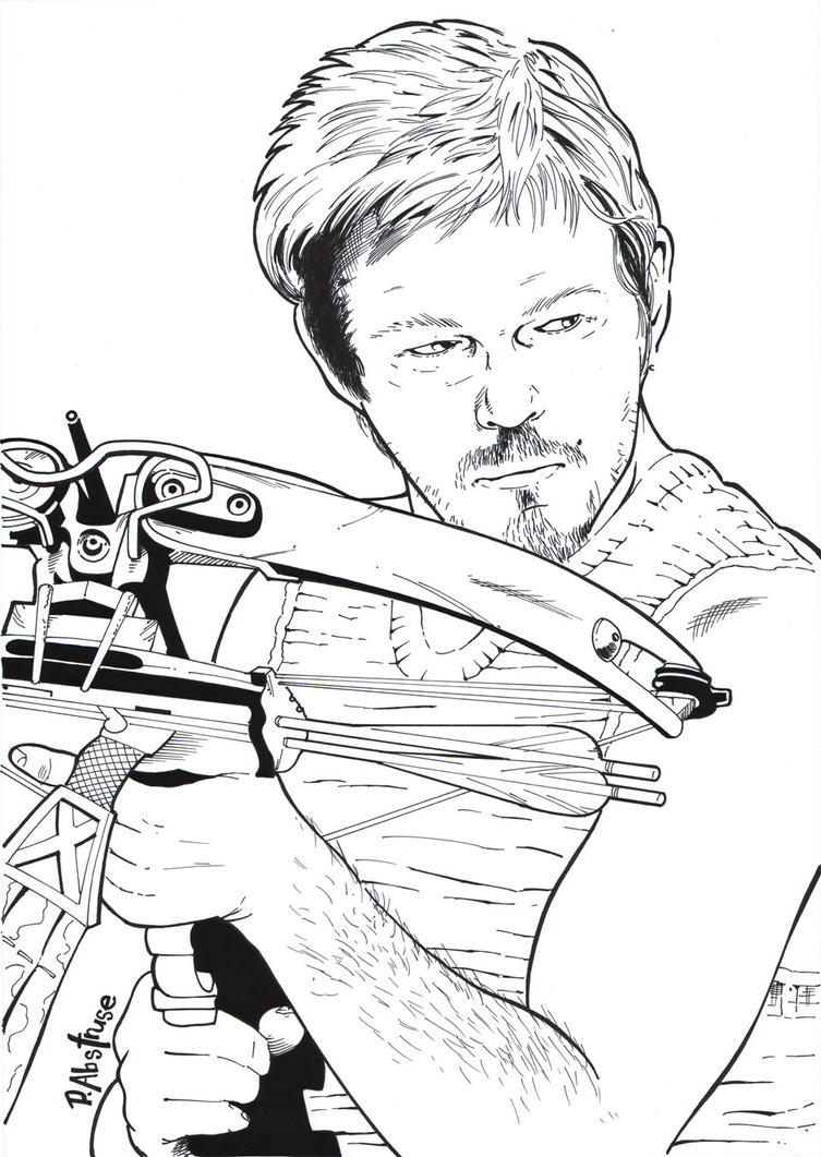 daryl dixon coloring pages - photo #8