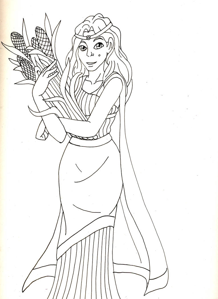 persephone coloring pages - photo #32