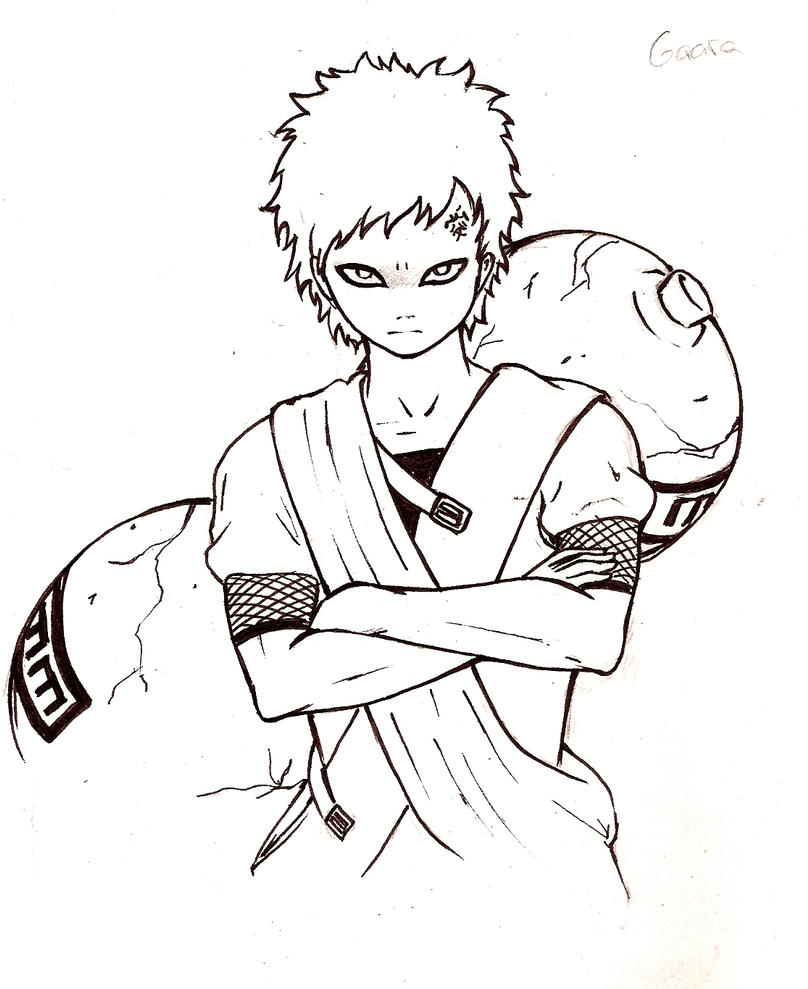 gaara coloring pages - photo #36