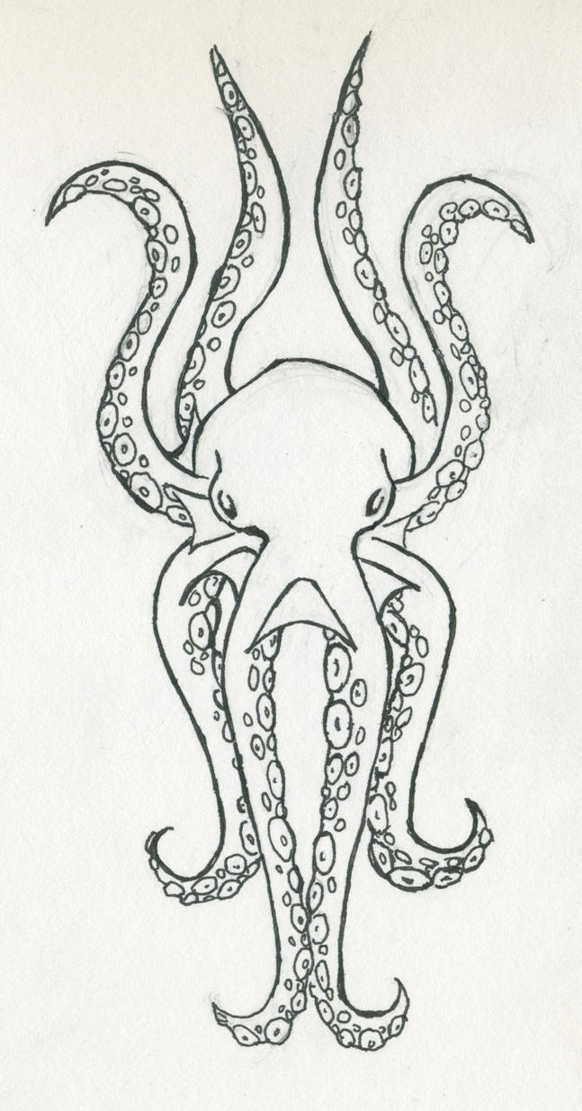 Octopus tattoo design by