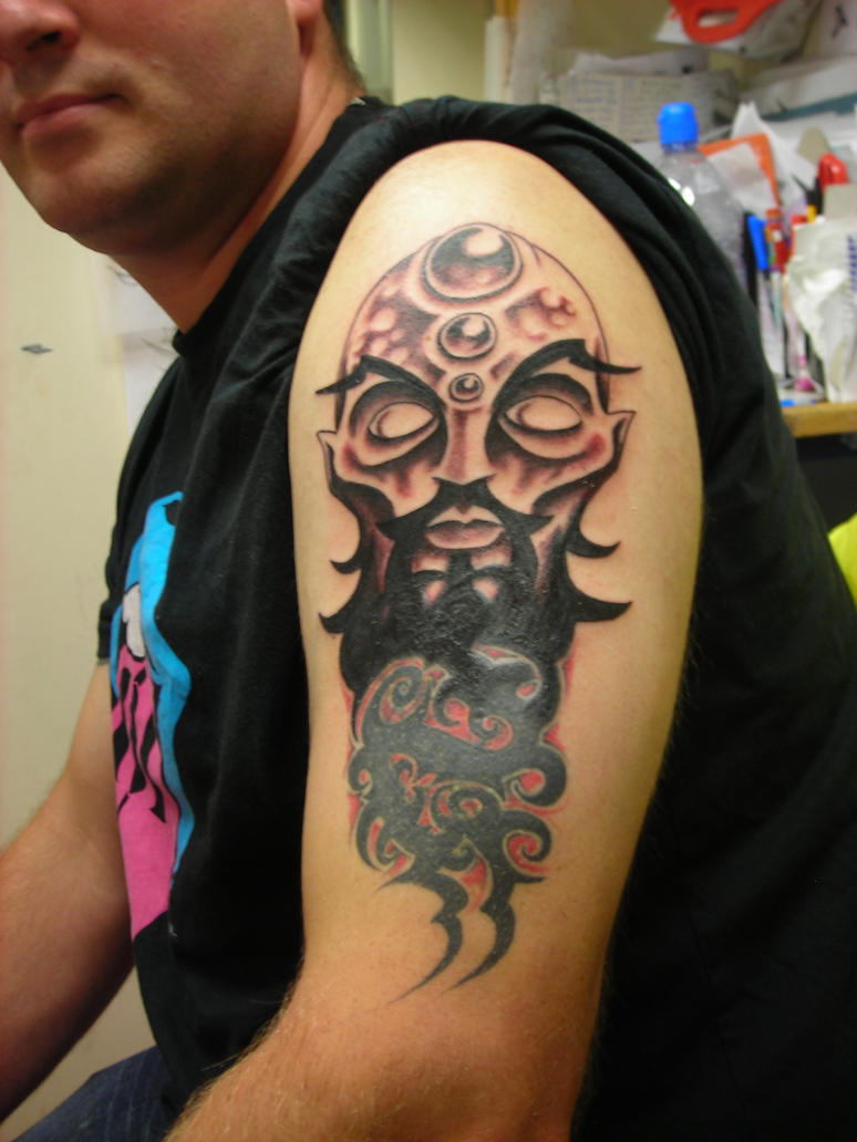 Evil Wizard cover up tattoo3