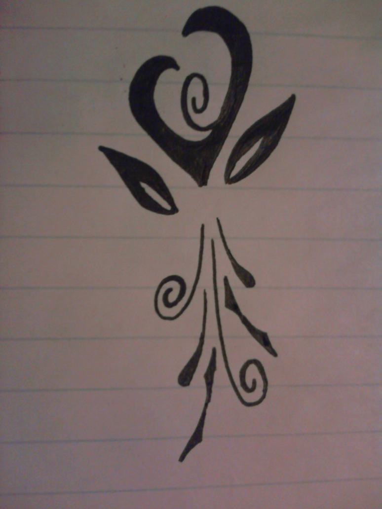 rose heart 1 | Flower Tattoo