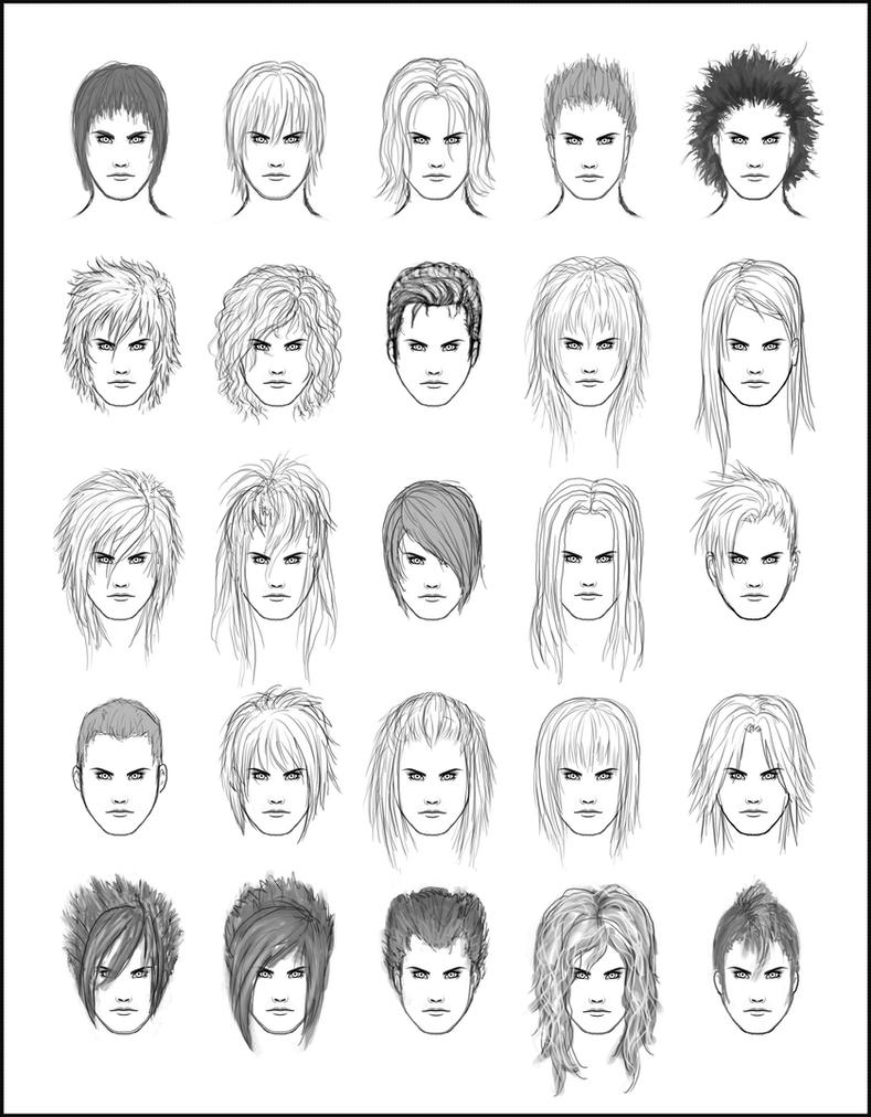 Men's Hair - Set 3 by dark-sheikah on DeviantArt