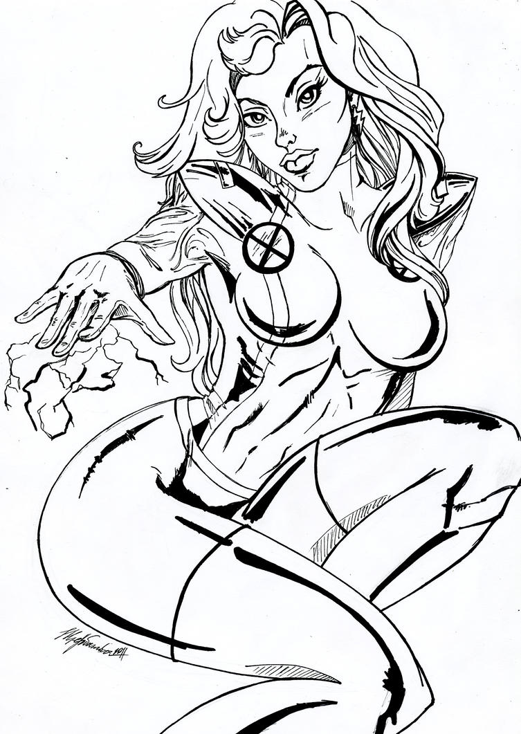 x men coloring pages of storms - photo #46