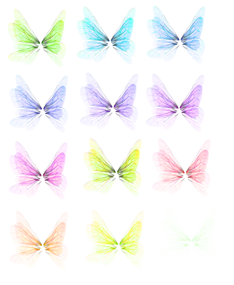 Wing Set 3 png by mysticmorning