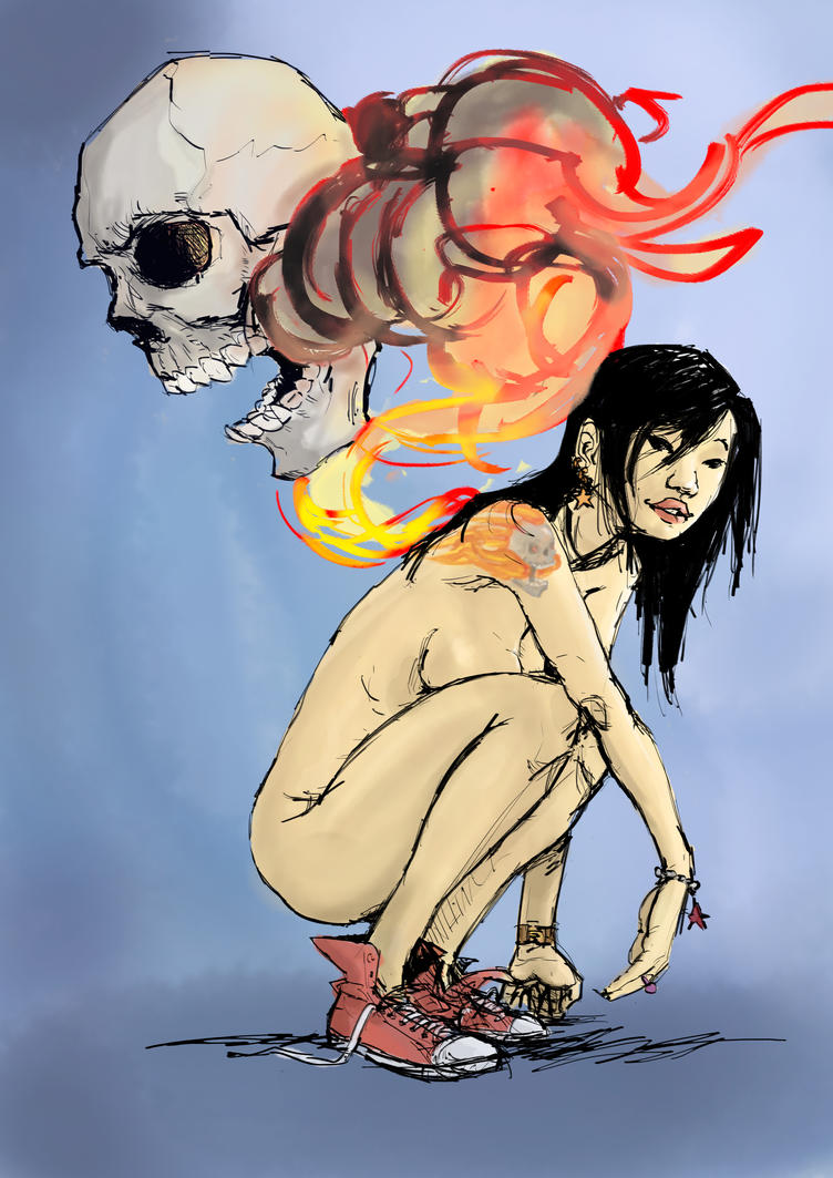 a_woman_and_her_flaming_skulls_by_farfetchedhorizons-d52z7fb.jpg