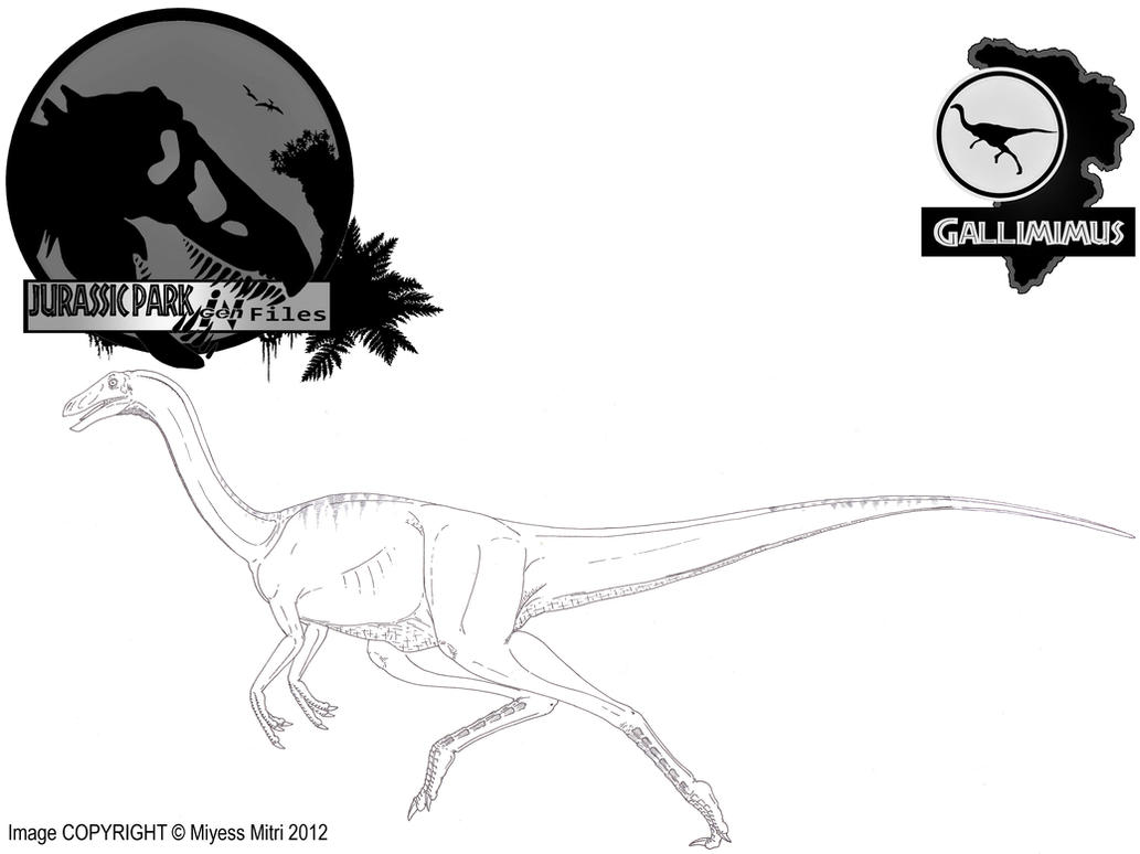 gallimimus coloring pages - photo #20