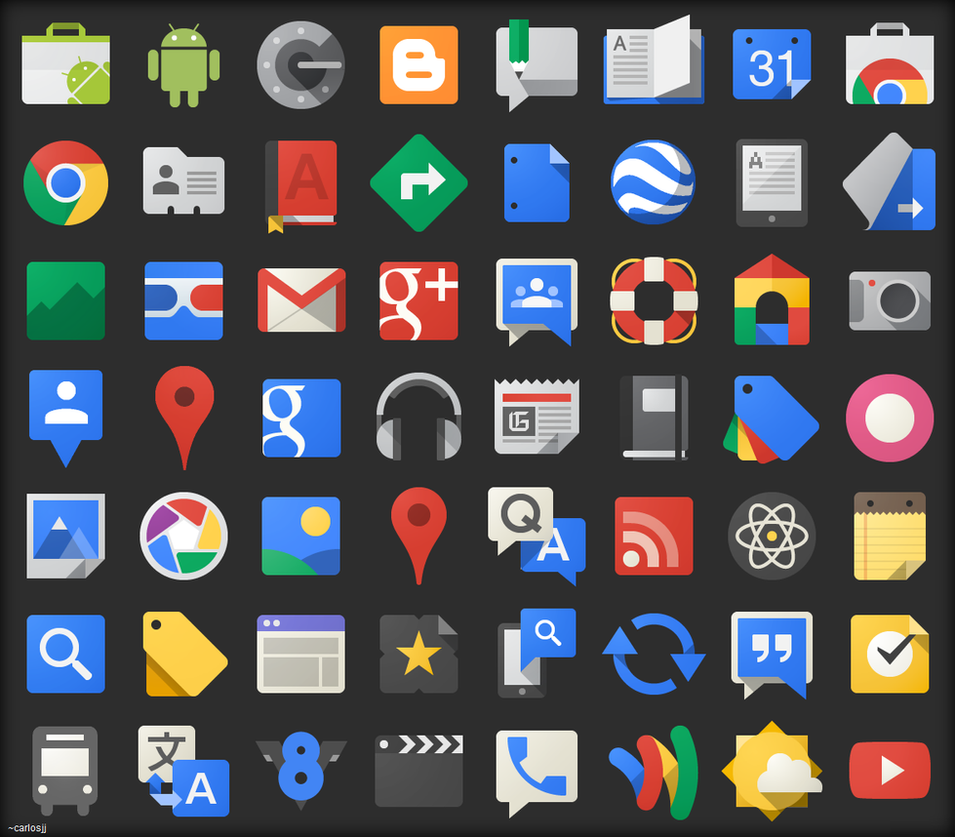 Google JFK Icons - ICO and PNG by carlosjj on DeviantArt