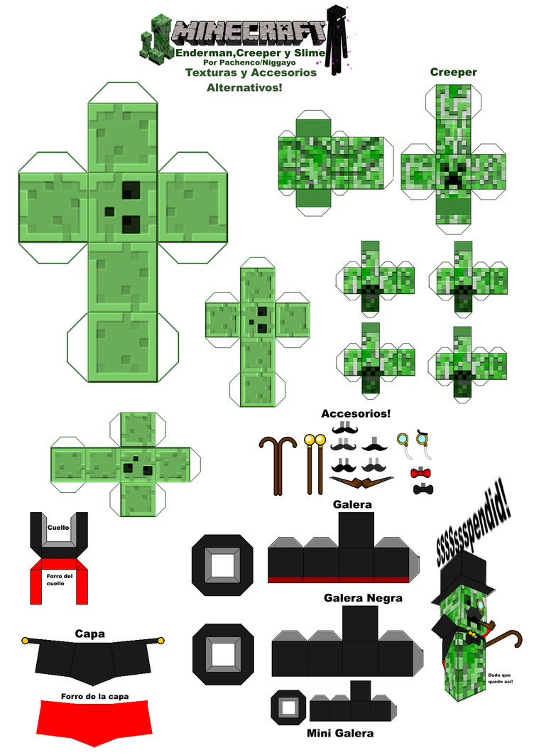 Result creeper Minecraft Find Minecraft  All papercraft  bendable More About minecraft