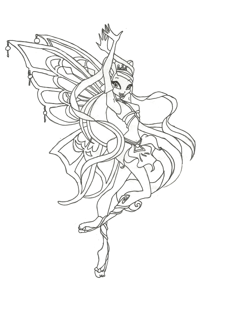 magic winx coloring pages - photo #45