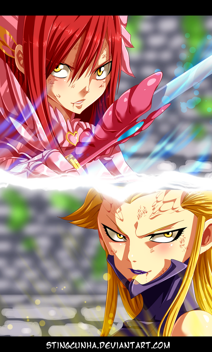 fairy_tail___erza_vs_kyouka_by_stingcunha-d7xle5t