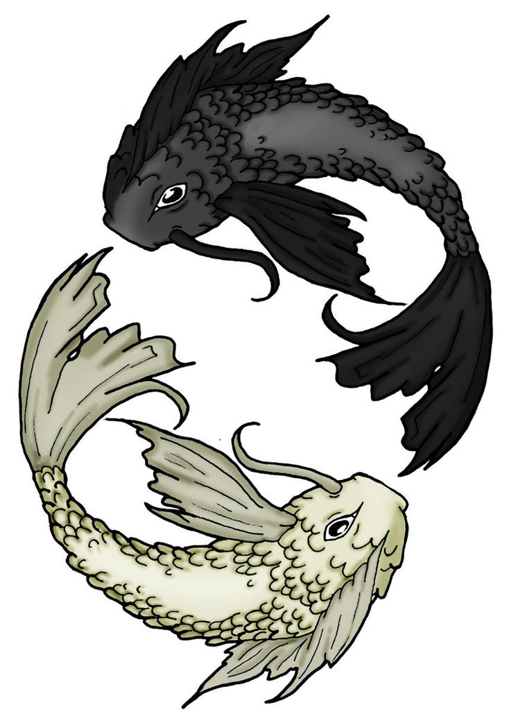 Koi Fish Tattoo Design by