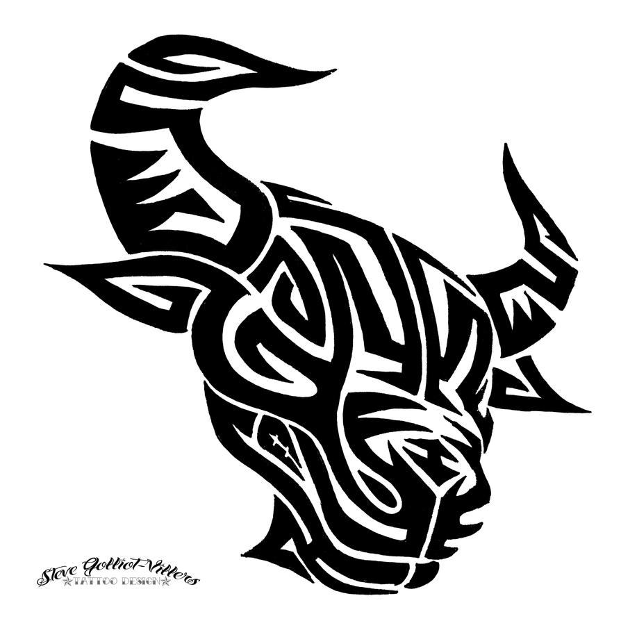 Tribal Bull Tattoos