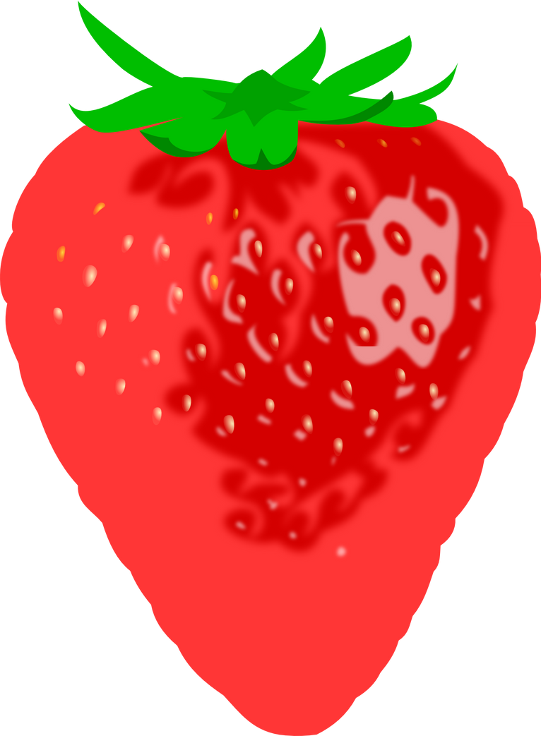 red strawberry clipart - photo #44