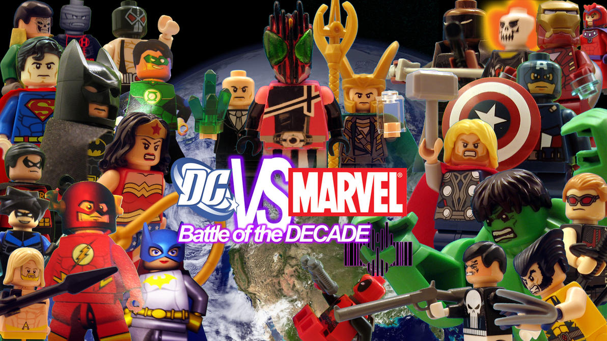 Lego Dc Vs Marvel Battle Of The Decade Wallpaper By Digger318 On Lego Technic And Mindstorms