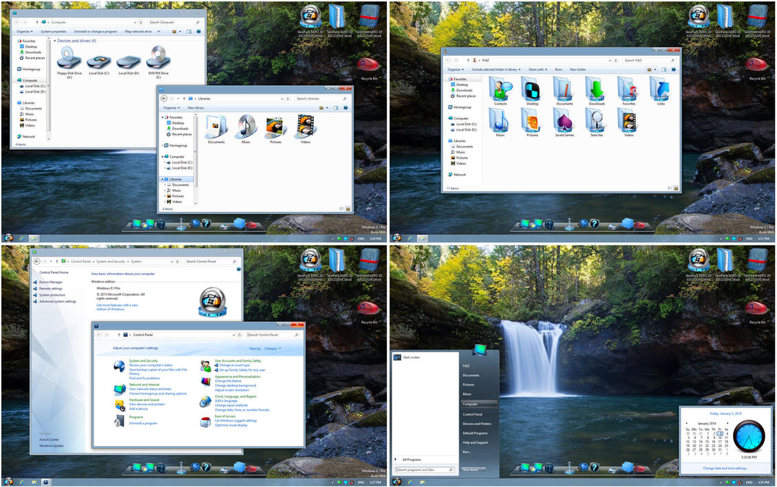 Cam theme for Win8.1
