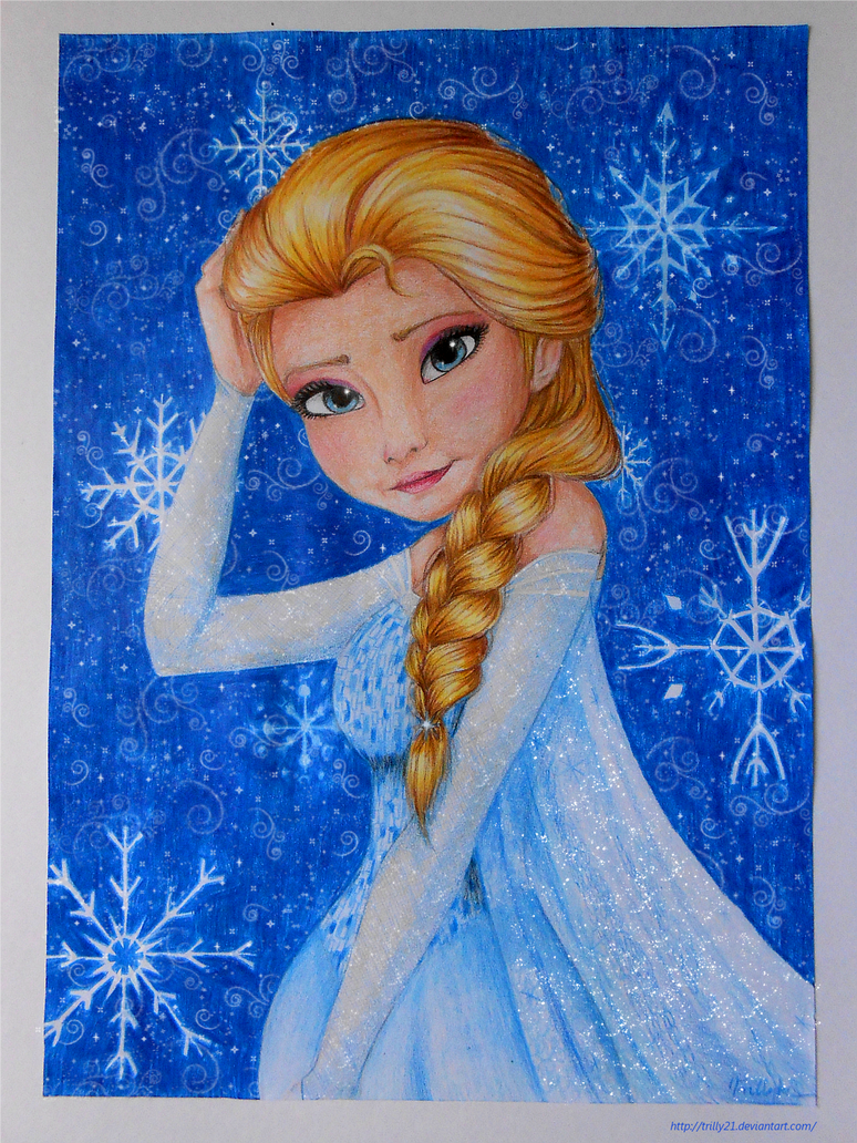 Elsa from Frozen by Trilly21