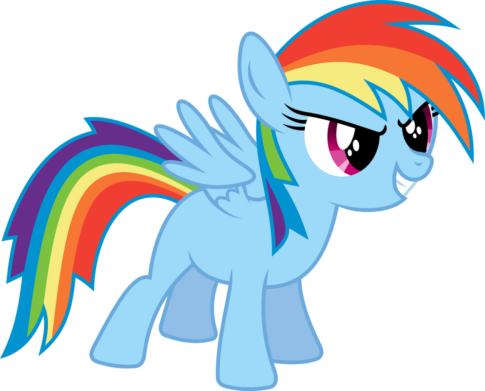 mlp coloring pages rainbow dash filly vector - photo #26