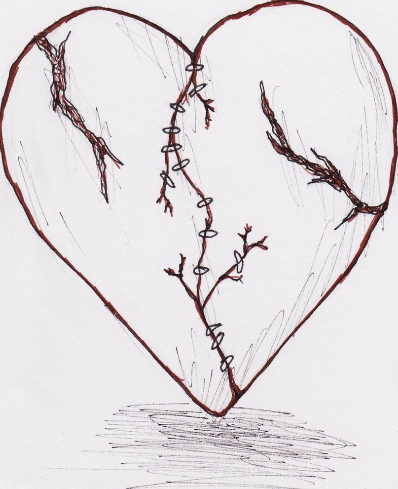 broken heart tattoo by weirdanime on DeviantArt