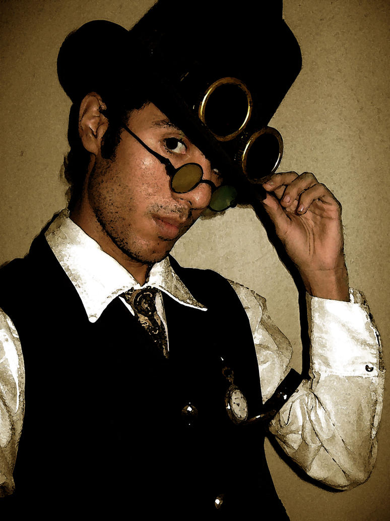 Steampunk Guy by Chaccal on