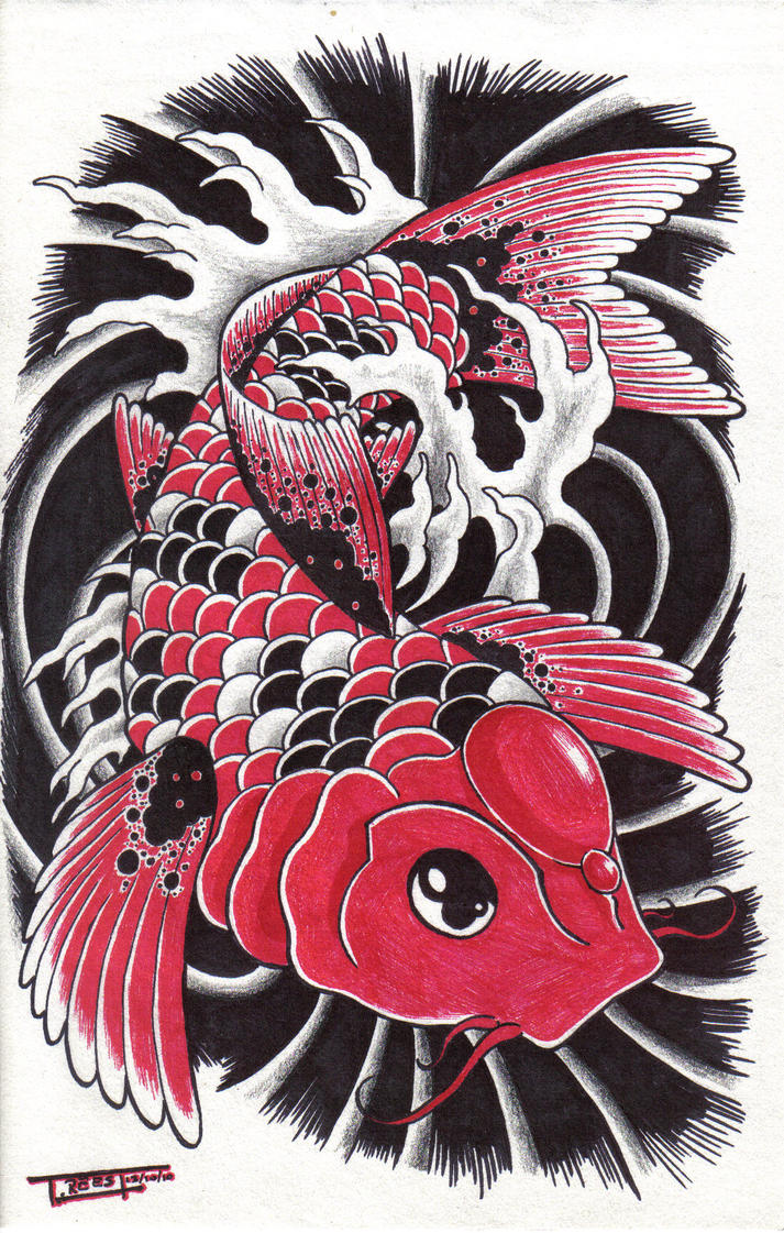 koi fish by spadge19 on