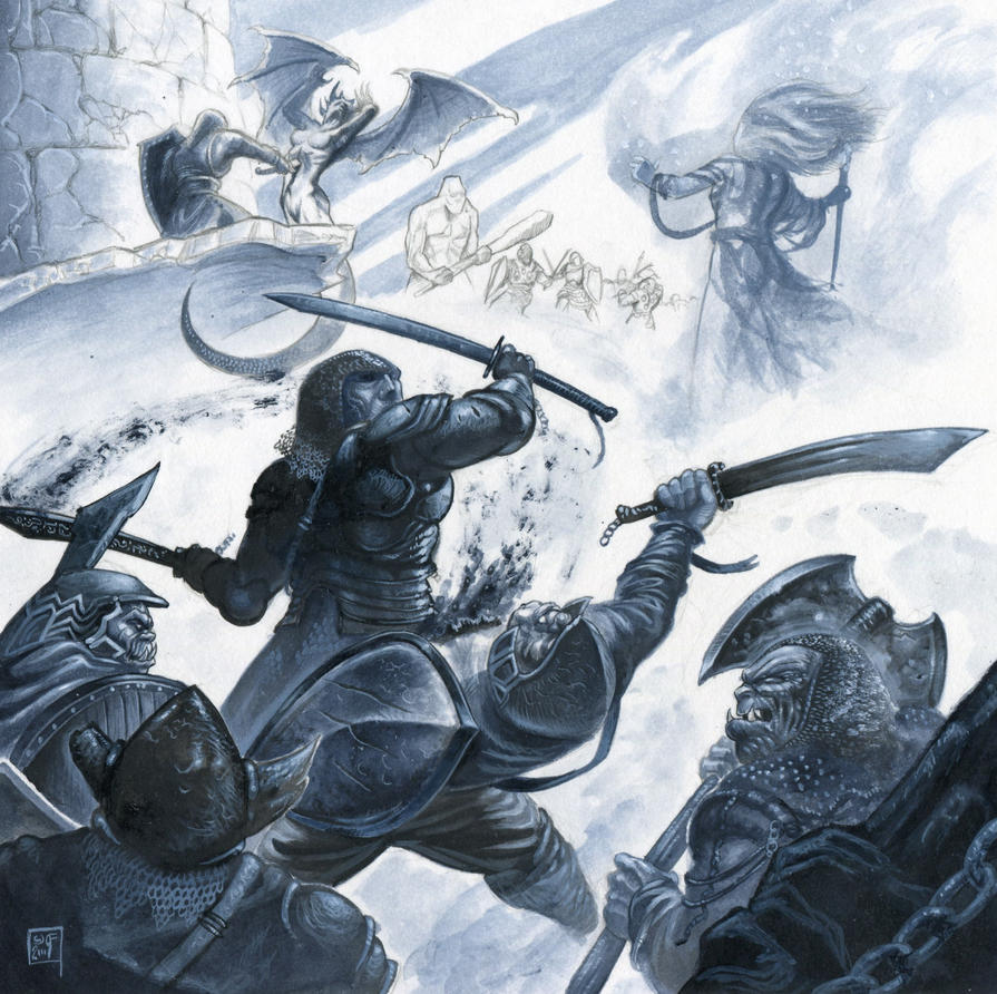 "Fantasy battle" by krukof2 on DeviantArt