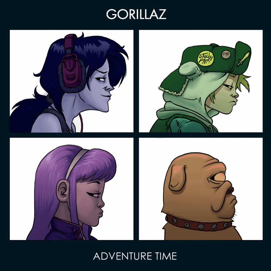 Gorillaz Adventure Time by SIRCollection on DeviantArt