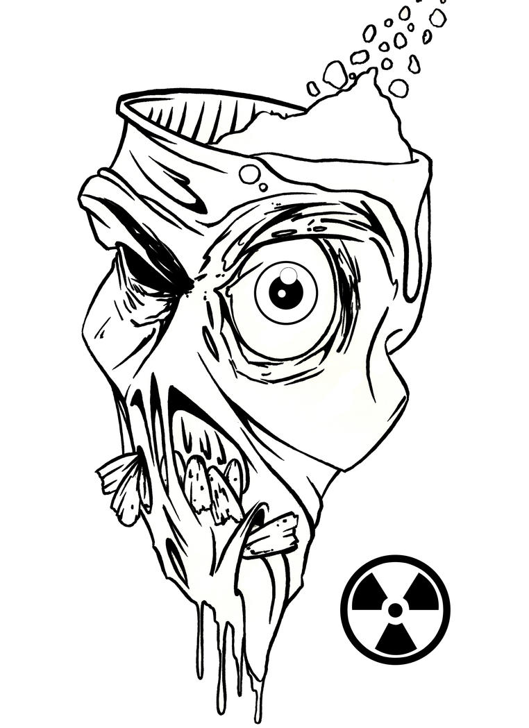 radioactive coloring pages - photo #16