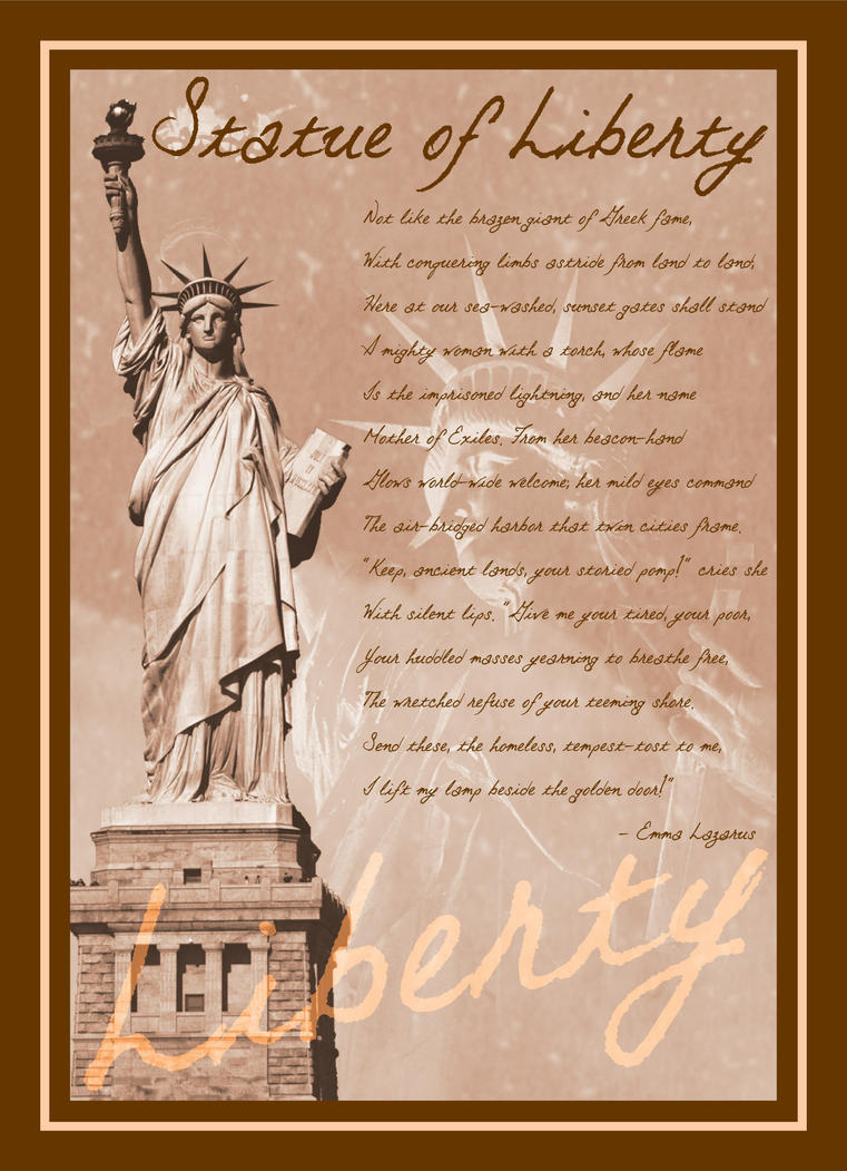 Statue of Liberty Poem by ChibiAmimi on DeviantArt