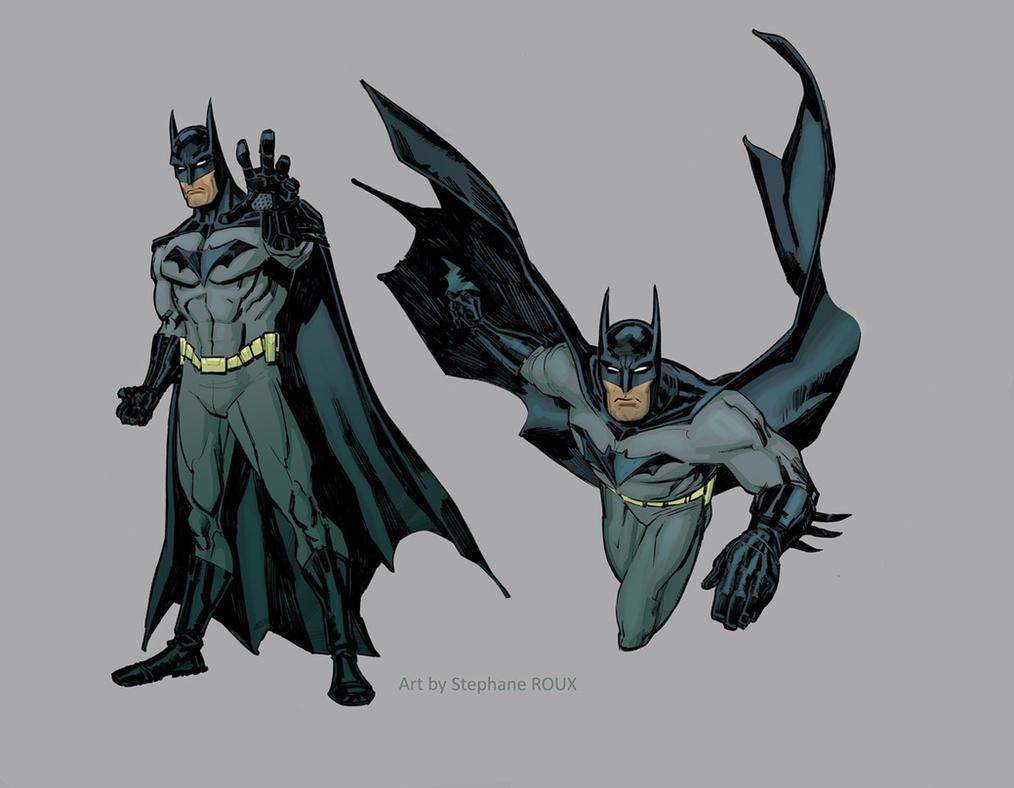 Batman Costume Design Colors by StephaneRoux on DeviantArt
