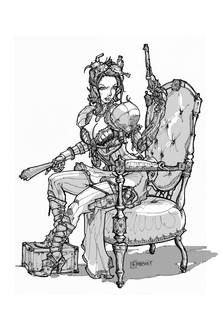 lady mechanika coloring pages - photo #41