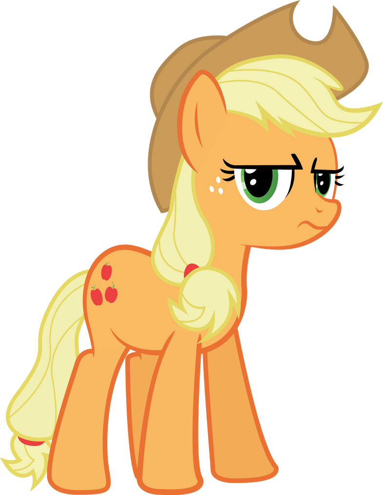 [Obrázek: applejack_is_not_amused_by_the_crusius-d5oc8dn.png]