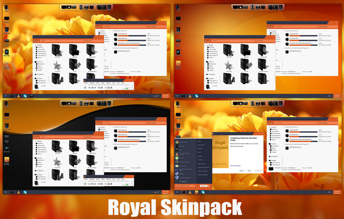 WOW-CTM SkinPack for Win7