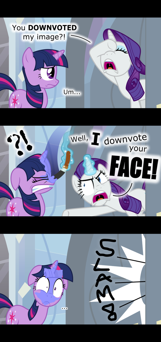 [Obrázek: comic__rarity_s_reaction_to_a_downvote_b...6ho0h8.png]