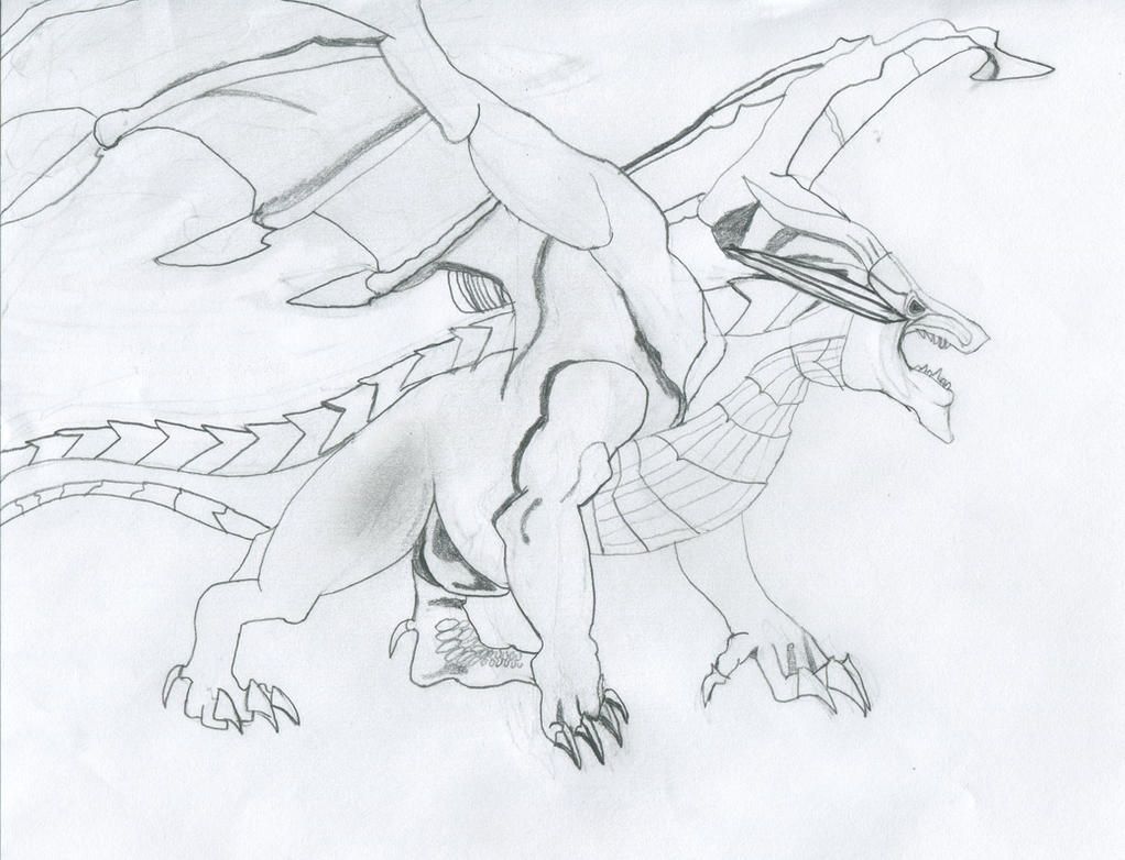 detailed dragon coloring pages - photo #42